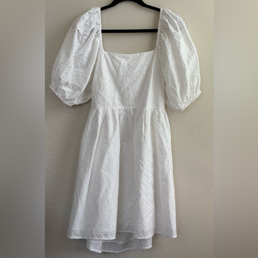 a new day White Smocked Detail Top